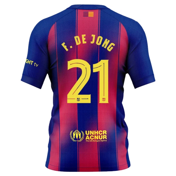 Dječji Dresovi FC Barcelona Frenkie de Jong 21 Domaći 2025/26