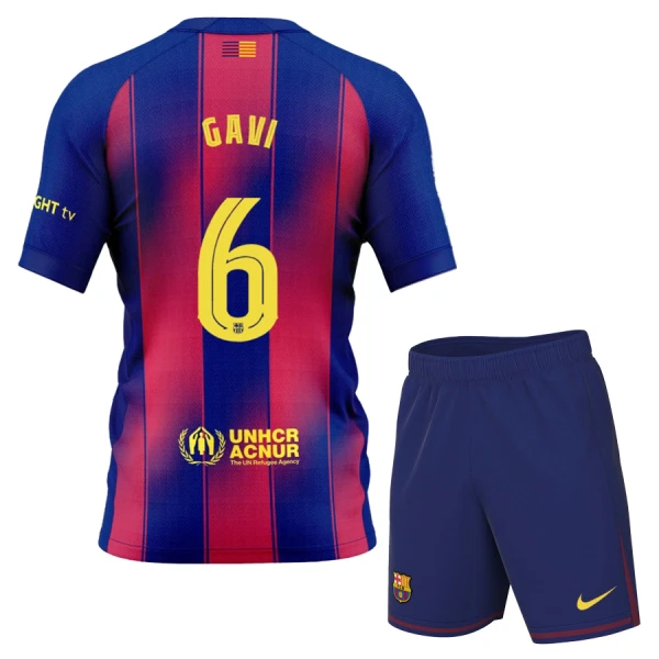 Dječji Dresovi FC Barcelona Gavi 6 Domaći 2025/26