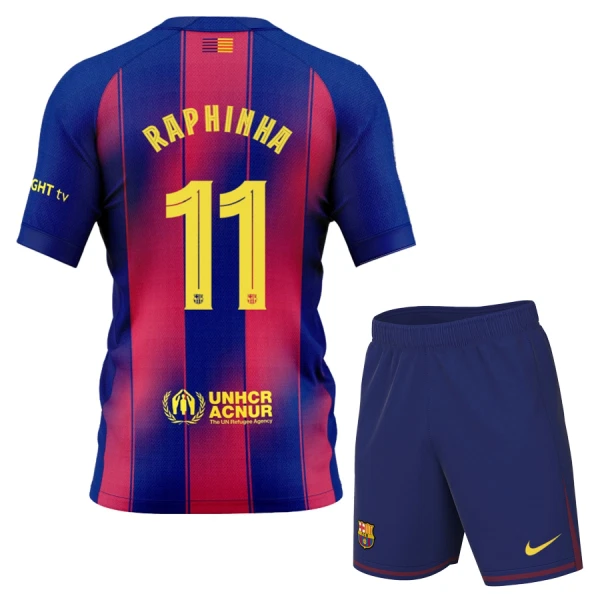 Dječji Dresovi FC Barcelona Raphinha 11 Domaći 2025/26