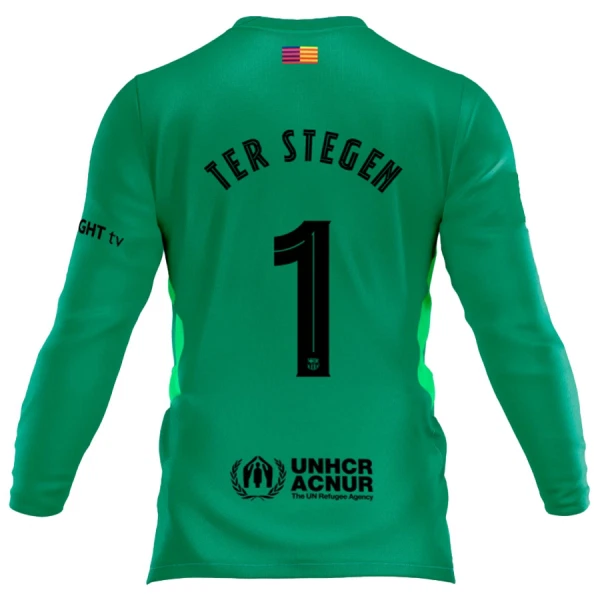 Golmanski Dresovi FC Barcelona Ter Stegen 1 2025/26 Dugi rukav Golmanski Dresovi FC Barcelona Ter Stegen 1 2025/26 Dugi rukav