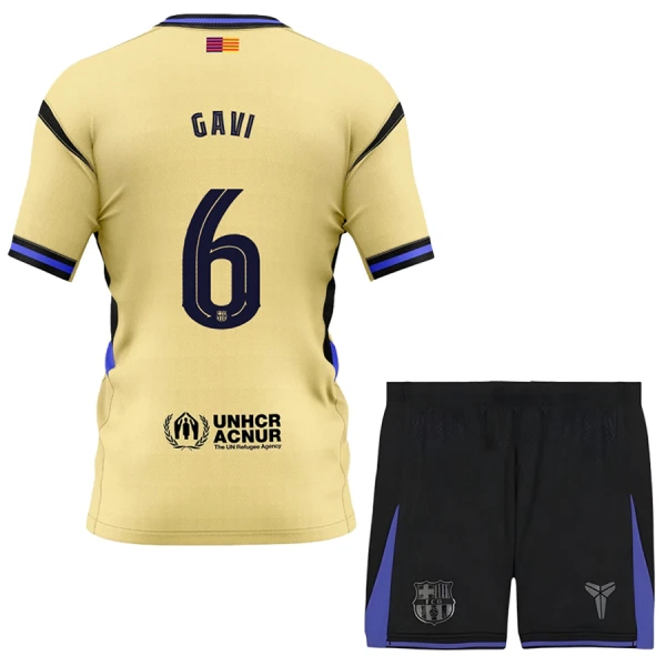 Dječji Dresovi FC Barcelona x Kobe Bryant Gavi 6 Gostujući 2025/26