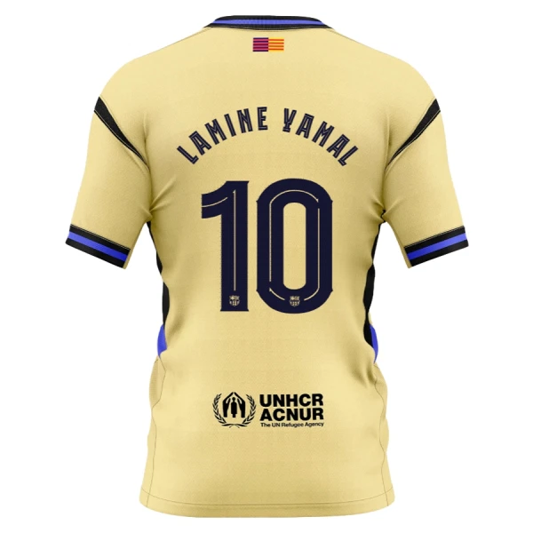 Dječji Dresovi FC Barcelona x Kobe Bryant Lamine Yamal 10 Gostujući 2025/26