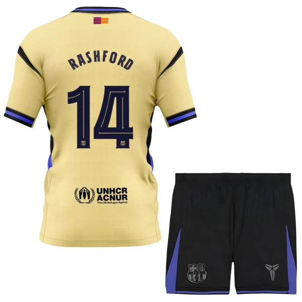 Dječji Dresovi FC Barcelona x Kobe Bryant Rashford 14 Gostujući 2025/26 Dječji Dresovi FC Barcelona x Kobe Bryant Rashford 14 Gostujući 2025/26