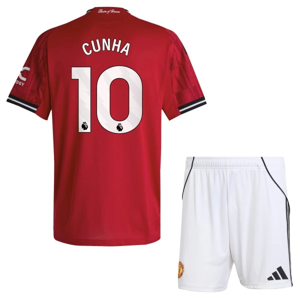 Dječji Dresovi Manchester United Cunha 10 Domaći 2025/26