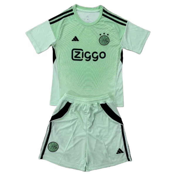 Dječji Golmanski Dresovi Ajax 2025/26 Zelena Dječji Golmanski Dresovi Ajax 2025/26 Zelena