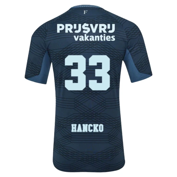Dresovi Feyenoord Hancko 33 Gostujući 2025/26 Dresovi Feyenoord Hancko 33 Gostujući 2025/26