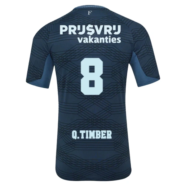 Dječji Dresovi Feyenoord Q. Timber 8 Gostujući 2025/26