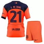 Dječji Dresovi FC Barcelona Frenkie de Jong 21 Treći 2025/26