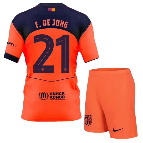Dječji Dresovi FC Barcelona Frenkie de Jong 21 Treći 2025/26 Dječji Dresovi FC Barcelona Frenkie de Jong 21 Treći 2025/26