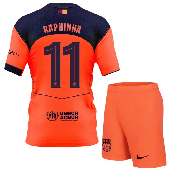 Dječji Dresovi FC Barcelona Raphinha 11 Treći 2025/26 Dječji Dresovi FC Barcelona Raphinha 11 Treći 2025/26