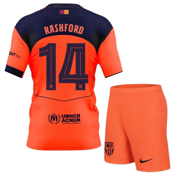 Dječji Dresovi FC Barcelona Rashford 14 Treći 2025/26 Dječji Dresovi FC Barcelona Rashford 14 Treći 2025/26