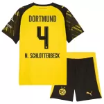 Dječji Dresovi Borussia Dortmund N. Schlotterbeck 4 Domaći 2025/26
