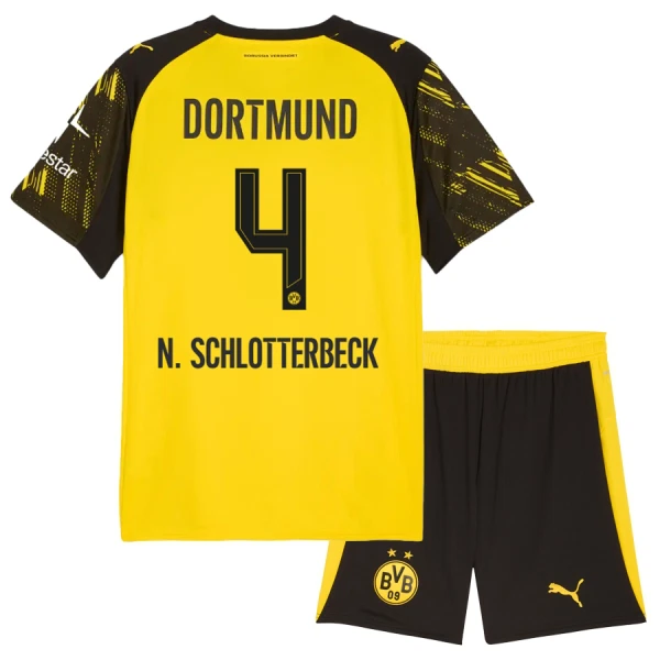 Dječji Dresovi Borussia Dortmund N. Schlotterbeck 4 Domaći 2025/26 Dječji Dresovi Borussia Dortmund N. Schlotterbeck 4 Domaći 2025/26