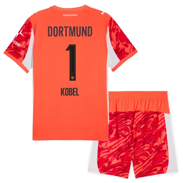 Dječji Golmanski Dresovi Borussia Dortmund Kobel 1 2025/26 Crvena Dječji Golmanski Dresovi Borussia Dortmund Kobel 1 2025/26 Crvena