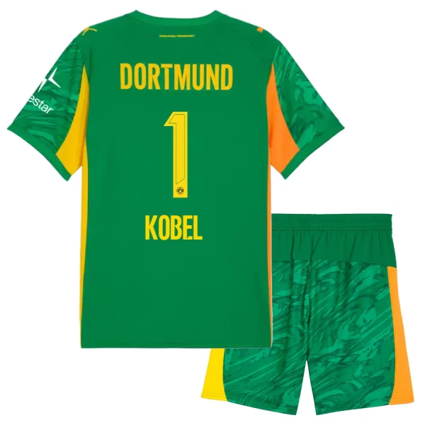 Dječji Golmanski Dresovi Borussia Dortmund Kobel 1 2025/26 Zelena Dječji Golmanski Dresovi Borussia Dortmund Kobel 1 2025/26 Zelena