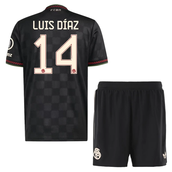 Dječji Dresovi FC Bayern München Luis Díaz 14 Treći 2025/26 Dječji Dresovi FC Bayern München Luis Díaz 14 Treći 2025/26