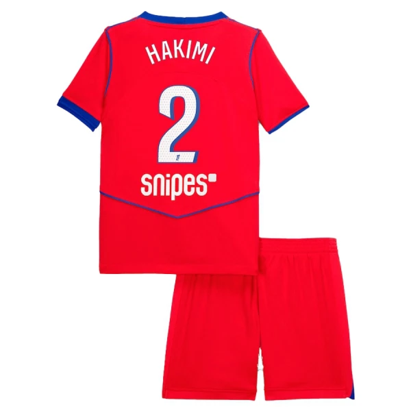 Dječji Dresovi Paris Saint-Germain Hakimi 2 Treći 2025/26 Dječji Dresovi Paris Saint-Germain Hakimi 2 Treći 2025/26