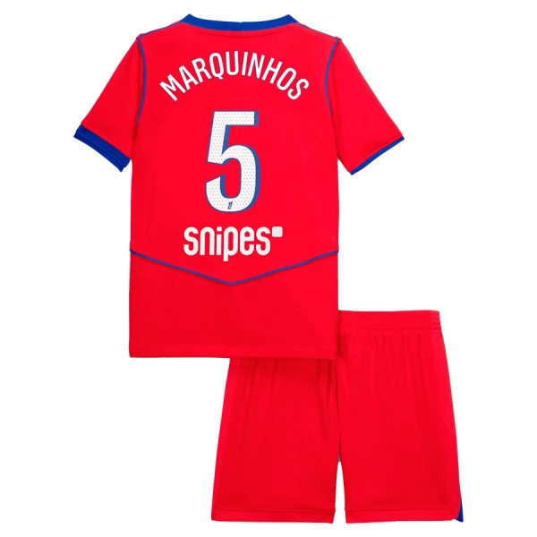 Dječji Dresovi Paris Saint-Germain Marquinhos 5 Treći 2025/26 Dječji Dresovi Paris Saint-Germain Marquinhos 5 Treći 2025/26