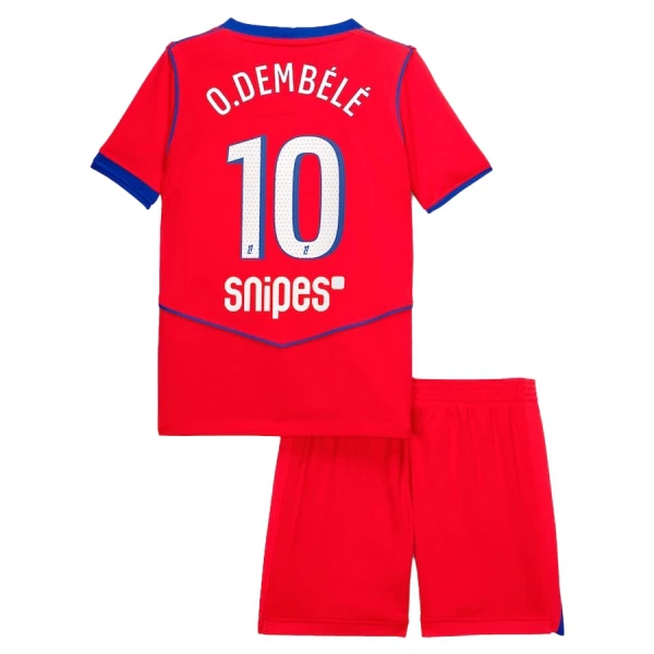 Dječji Dresovi Paris Saint-Germain O. Dembele 10 Treći 2025/26 Dječji Dresovi Paris Saint-Germain O. Dembele 10 Treći 2025/26