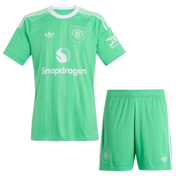 Dječji Golmanski Dresovi Manchester United 2025/26 Zelena