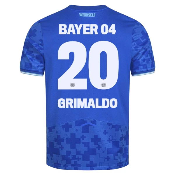 Dresovi Bayer Leverkusen Alejandro Grimaldo 20 Treći 2025/26 Dresovi Bayer Leverkusen Alejandro Grimaldo 20 Treći 2025/26