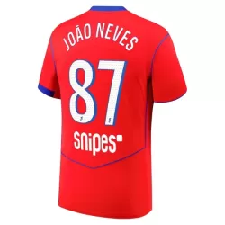Dresovi Paris Saint-Germain Joao Neves 87 Treći 2025/26 Dresovi Paris Saint-Germain Joao Neves 87 Treći 2025/26
