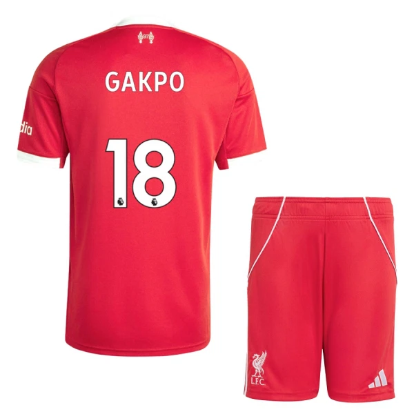 Dječji Dresovi Liverpool Gakpo 18 Domaći 2025/26 Dječji Dresovi Liverpool Gakpo 18 Domaći 2025/26