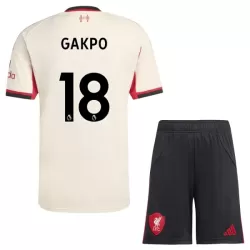 Dječji Dresovi Liverpool Gakpo 18 Gostujući 2025/26 Dječji Dresovi Liverpool Gakpo 18 Gostujući 2025/26
