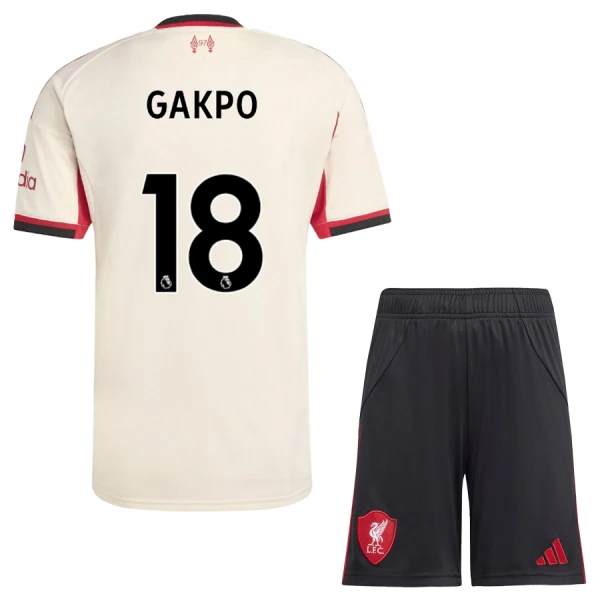 Dječji Dresovi Liverpool Gakpo 18 Gostujući 2025/26 Dječji Dresovi Liverpool Gakpo 18 Gostujući 2025/26
