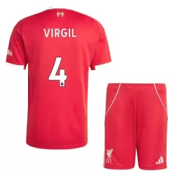 Dječji Dresovi Liverpool Virgil 4 Domaći 2025/26 Dječji Dresovi Liverpool Virgil 4 Domaći 2025/26