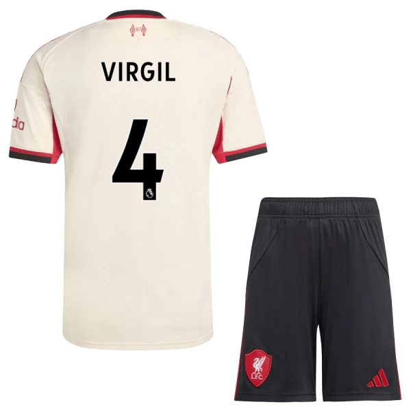 Dječji Dresovi Liverpool Virgil 4 Gostujući 2025/26 Dječji Dresovi Liverpool Virgil 4 Gostujući 2025/26