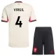 Dječji Dresovi Liverpool Virgil 4 Gostujući 2025/26 Dječji Dresovi Liverpool Virgil 4 Gostujući 2025/26