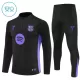 Dječji Komplet Trenirke za Treniranje FC Barcelona Četvrt-Zip 2025/26 Crna