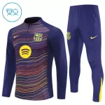 Dječji Komplet Trenirke za Treniranje FC Barcelona Četvrt-Zip 2025/26 Navy