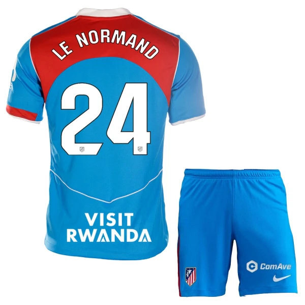 Dječji Dresovi Atlético Madrid Le Normand 24 Treći 2025/26