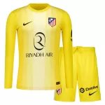 Dječji Golmanski Dresovi Atlético Madrid 2025/26 Žuta Dugi rukav