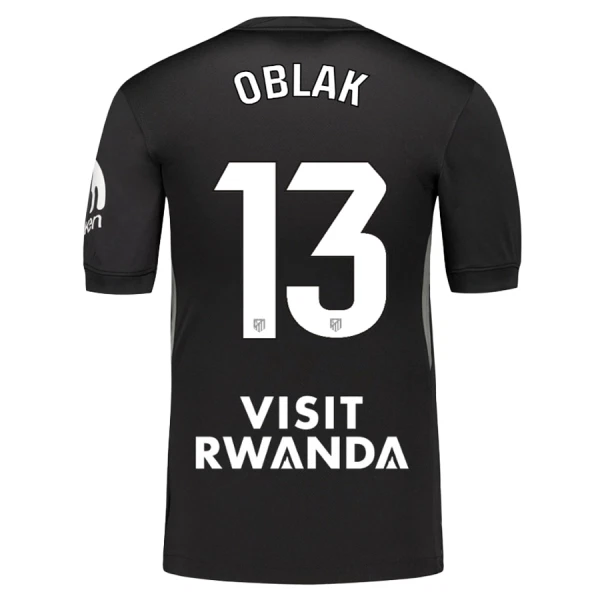 Dječji Golmanski Dresovi Atlético Madrid Oblak 13 2025/26 Crna