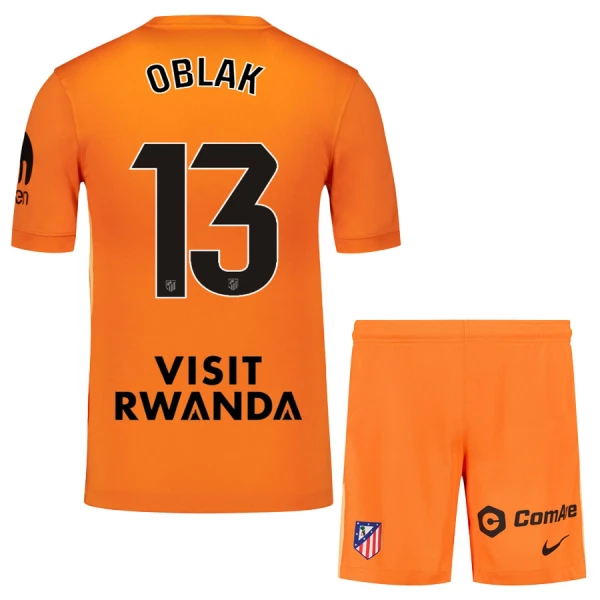 Dječji Golmanski Dresovi Atlético Madrid Oblak 13 2025/26 Naranča