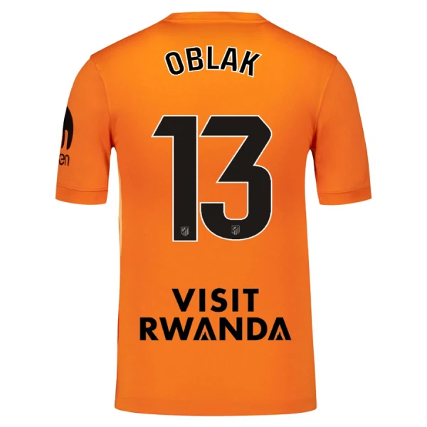 Dječji Golmanski Dresovi Atlético Madrid Oblak 13 2025/26 Naranča