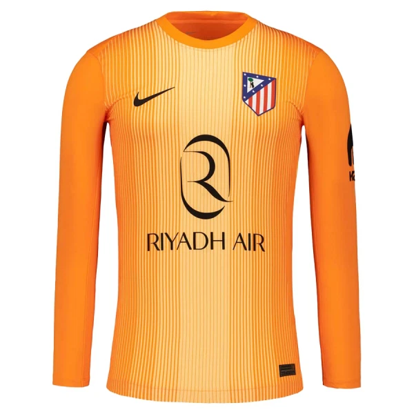 Golmanski Dresovi Atlético Madrid 2025/26 Naranča Dugi rukav