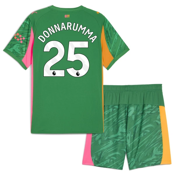 Dječji Golmanski Dresovi Manchester City Gianluigi Donnarumma 25 2025/26 Zelena