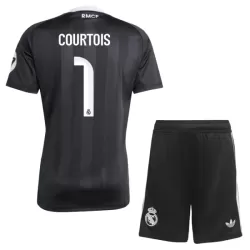 Dječji Golmanski Dresovi Real Madrid Courtois 1 2025/26 Crna Dječji Golmanski Dresovi Real Madrid Courtois 1 2025/26 Crna
