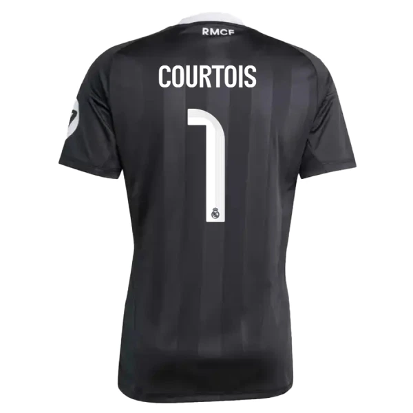 Dječji Golmanski Dresovi Real Madrid Courtois 1 2025/26 Crna