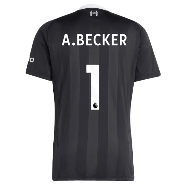 Dječji Golmanski Dresovi Liverpool A. Becker 1 2025/26 Crna