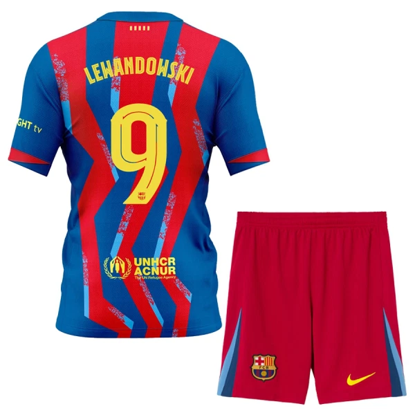 Dječji Dresovi FC Barcelona Lewandowski 9 Četvrta 2025/26