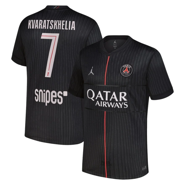 Dresovi Paris Saint-Germain Kvaratskhelia 7 Četvrta Jordan 2025/26