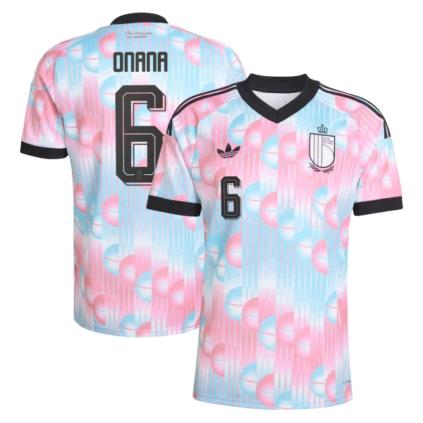 Dresovi Belgija Onana 6 Gostujući SP 2026