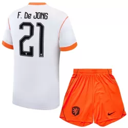 Dječji Dresovi Nizozemska Frenkie de Jong 21 Gostujući SP 2026