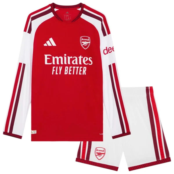 Dječji Dresovi Arsenal Domaći 26/27 Dugi rukav Dječji Dresovi Arsenal Domaći 26/27 Dugi rukav