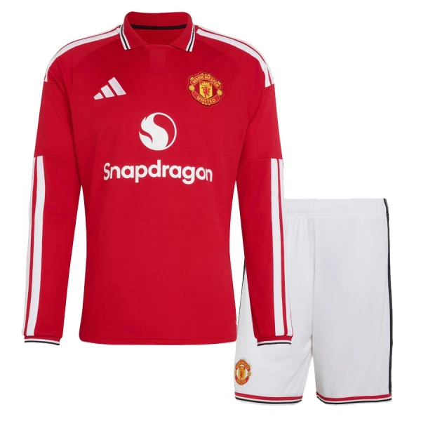 Dječji Dresovi Manchester United Domaći 26/27 Dugi rukav Dječji Dresovi Manchester United Domaći 26/27 Dugi rukav